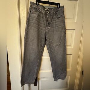 Madewell Women's Relaxed Gray Jeans